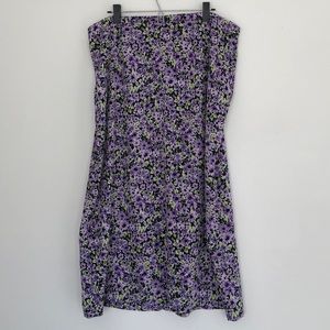 CJ Banks floral Midi Skirt